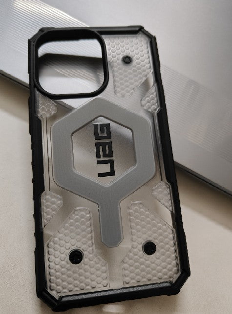 Urban Armor Gear UAG iPhone 13 Case, Pathfinder Mag-Safe Compatible, Slim Fit Rugged Protective Case/Cover Designed for iPhone 13 (6.1-Inch) (2023) (Military Drop Tested) - Ice