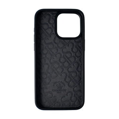 Santa Barbara Boris Series(Horse) Geniune Leather Case Cover for (iPhone 16 Pro Horse 3)- Black