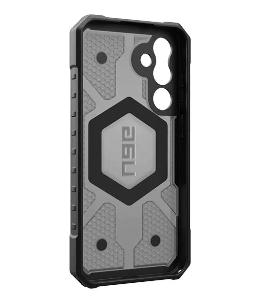 Urban Armor Gear UAG Galaxy S23 Ultra Case, Pathfinder Clear Rugged Featherlight Shockproof Protective Case/Cover Designed for Galaxy S23 Ultra 5G (6.8-inch) 2024, Magnetic Charging Compatible - Ash