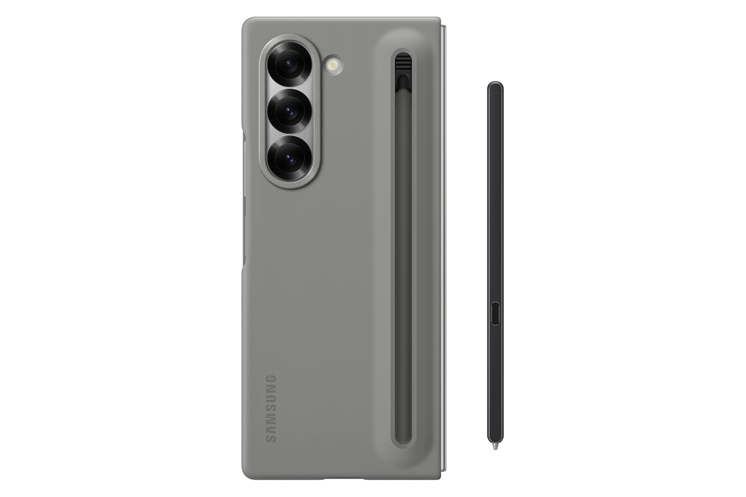 Samsung Polycarbonate Galaxy Z Fold 5 S-Pen Case, Grey