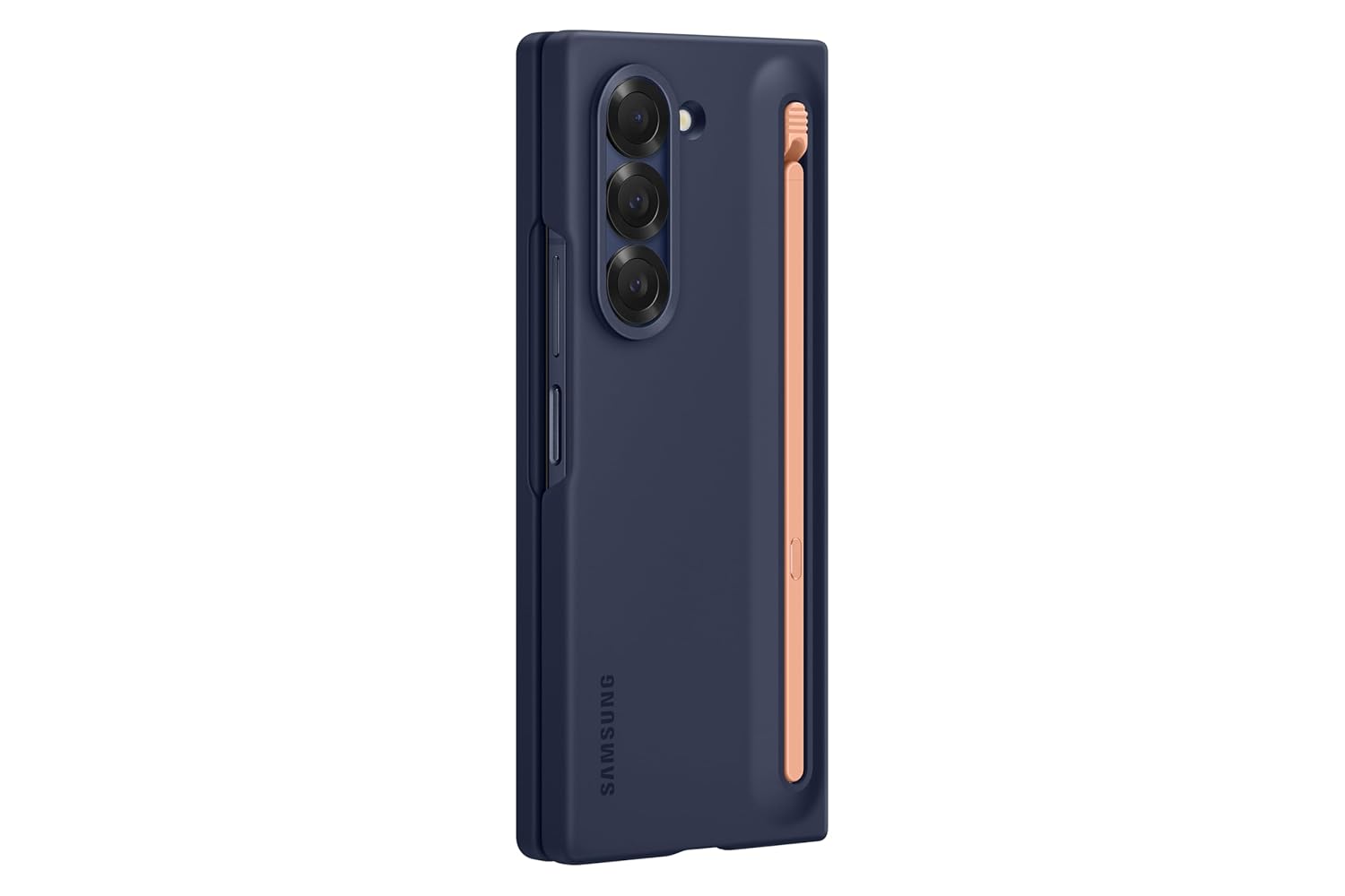 Samsung Polycarbonate Galaxy Z Fold 5 S-Pen Case, Navy Blue