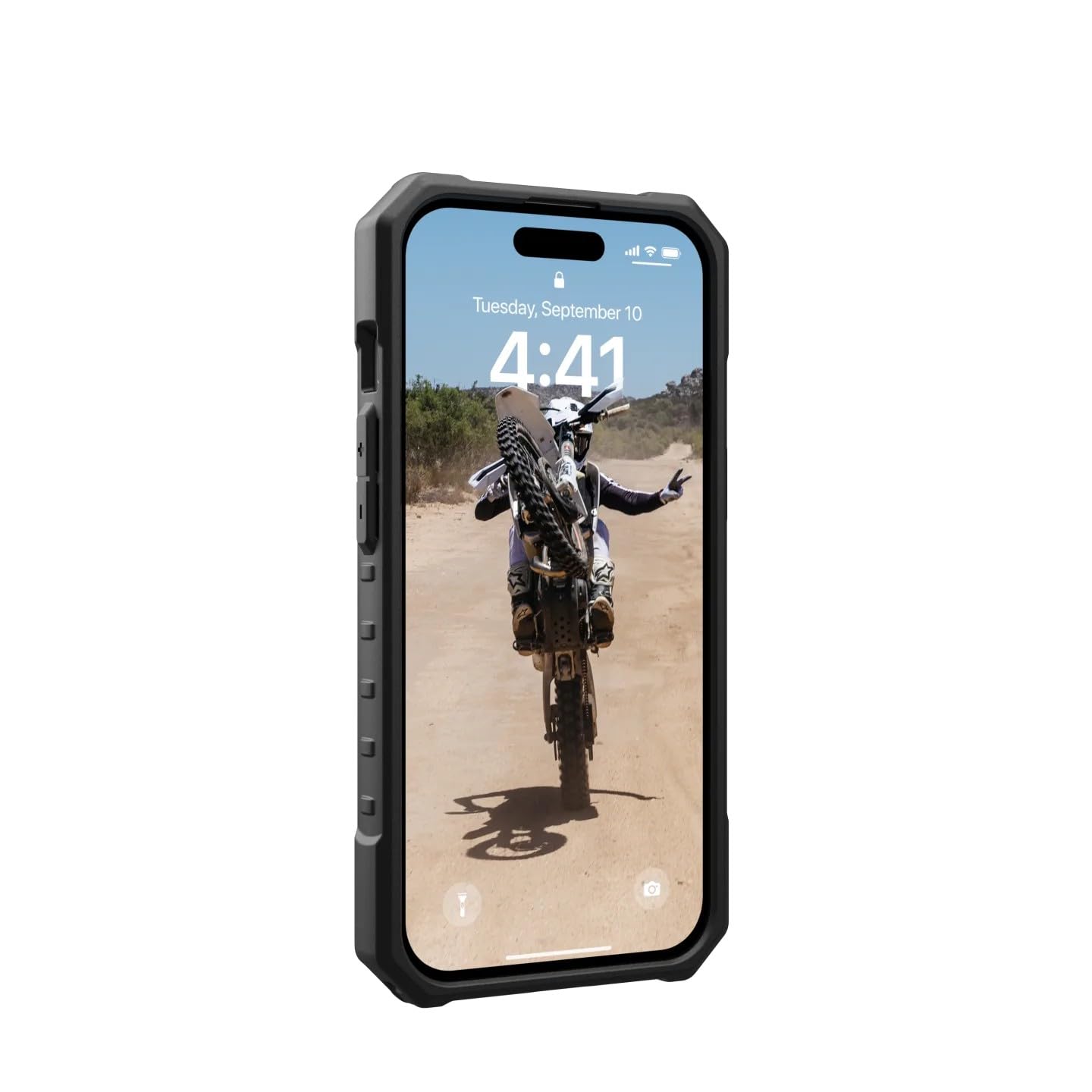 Urban Armor Gear UAG iPhone 13 Case, Pathfinder Mag-Safe Compatible, Slim Fit Rugged Protective Case/Cover Designed for iPhone 13 (6.1-Inch) (2023) (Military Drop Tested) - Ice