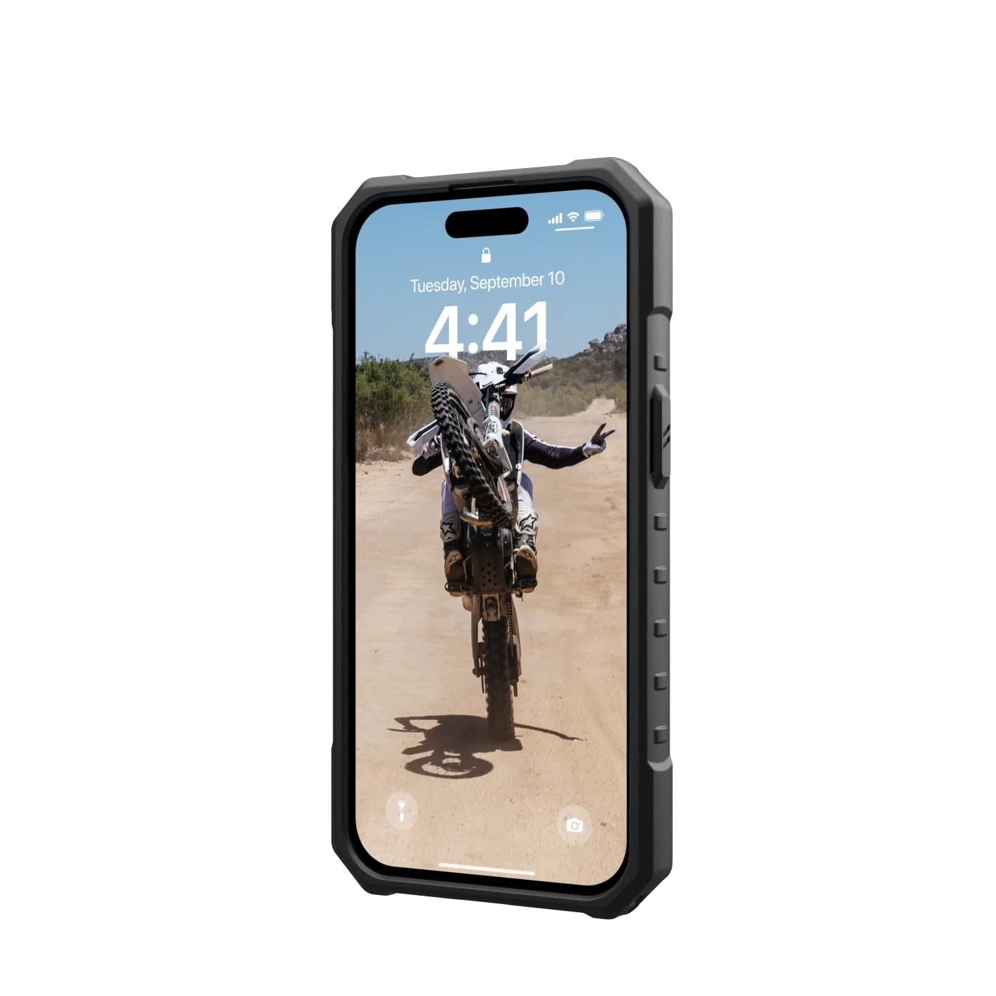 Urban Armor Gear UAG iPhone 13 Case, Pathfinder Mag-Safe Compatible, Slim Fit Rugged Protective Case/Cover Designed for iPhone 13 (6.1-Inch) (2023) (Military Drop Tested) - Ice