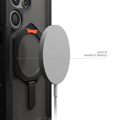Urban Armor Gear UAG Galaxy S24 Ultra Case, Plasma XTE Rugged Featherlight Shockproof Protective Case/Cover Designed for Galaxy S24 Ultra (6.8-inch) 2024, Magnetic Charging Compatible -Black/Orange