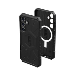 Urban Armor Gear UAG Galaxy S24 Case, Pathfinder Rugged Shockproof Protective Case/Cover Designed for Galaxy S24 /Galaxy S24 5G (6.2-inch) 2024, Magnetic Charging Compatible -Black