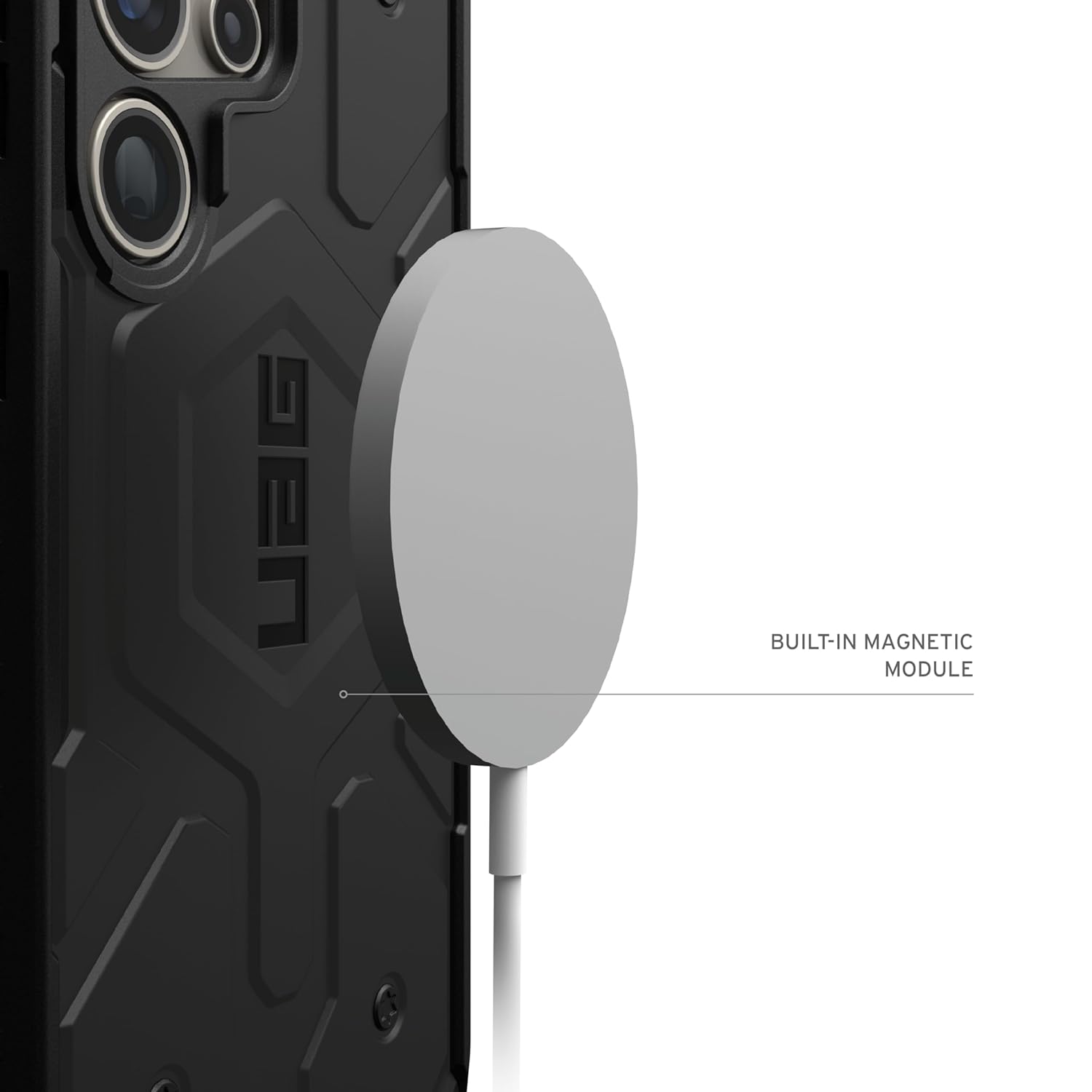 Urban Armor Gear UAG Galaxy S24 Ultra Case, Pathfinder Rugged Featherlight Shockproof Protective Case/Cover Designed for Galaxy S24 Ultra 5G (6.8-inch) 2024, Magnetic Charging Compatible -Black