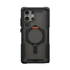 Urban Armor Gear UAG Galaxy S24 Ultra Case, Plasma XTE Rugged Featherlight Shockproof Protective Case/Cover Designed for Galaxy S24 Ultra (6.8-inch) 2024, Magnetic Charging Compatible -White/Orange