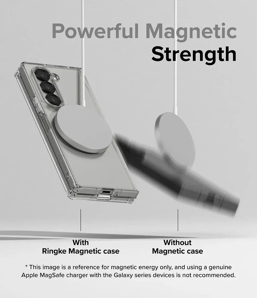 Spigen Ultra Hybrid One Tap Metal Ring MagFit Back Cover Case Compatible with Galaxy Z Fold 5  (TPU + Poly Carbonate | White)