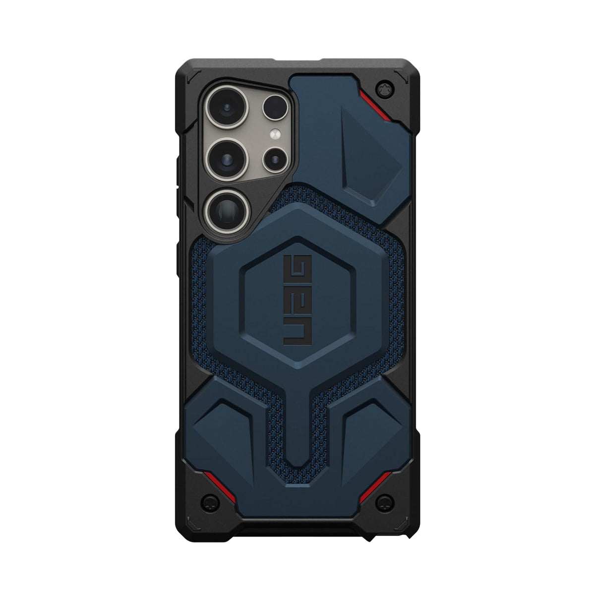 Urban Armor Gear Thermoplastic Polyurethane Monarch Pro Rugged Heavy Duty Shockproof Protective Case/Cover Designed For Galaxy S25 Ultra 5G (6.8-Inch) UAG Case 2023,Magnetic Charging Compatible - Blue