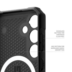 Urban Armor Gear UAG Galaxy S24 Case, Pathfinder Rugged Shockproof Protective Case/Cover Designed for Galaxy S24 /Galaxy S24 5G (6.2-inch) 2024, Magnetic Charging Compatible -Black