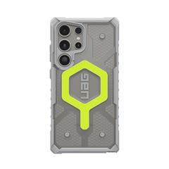 Urban Armor Gear TPU Galaxy S25 Case,Pathfinder Clear Rugged Featherlight Shockproof Protective Case/Cover Designed For Galaxy S25 5G (6.8-Inch) UAG Case 2024,Magnetic Charging Compatible- Neon Green
