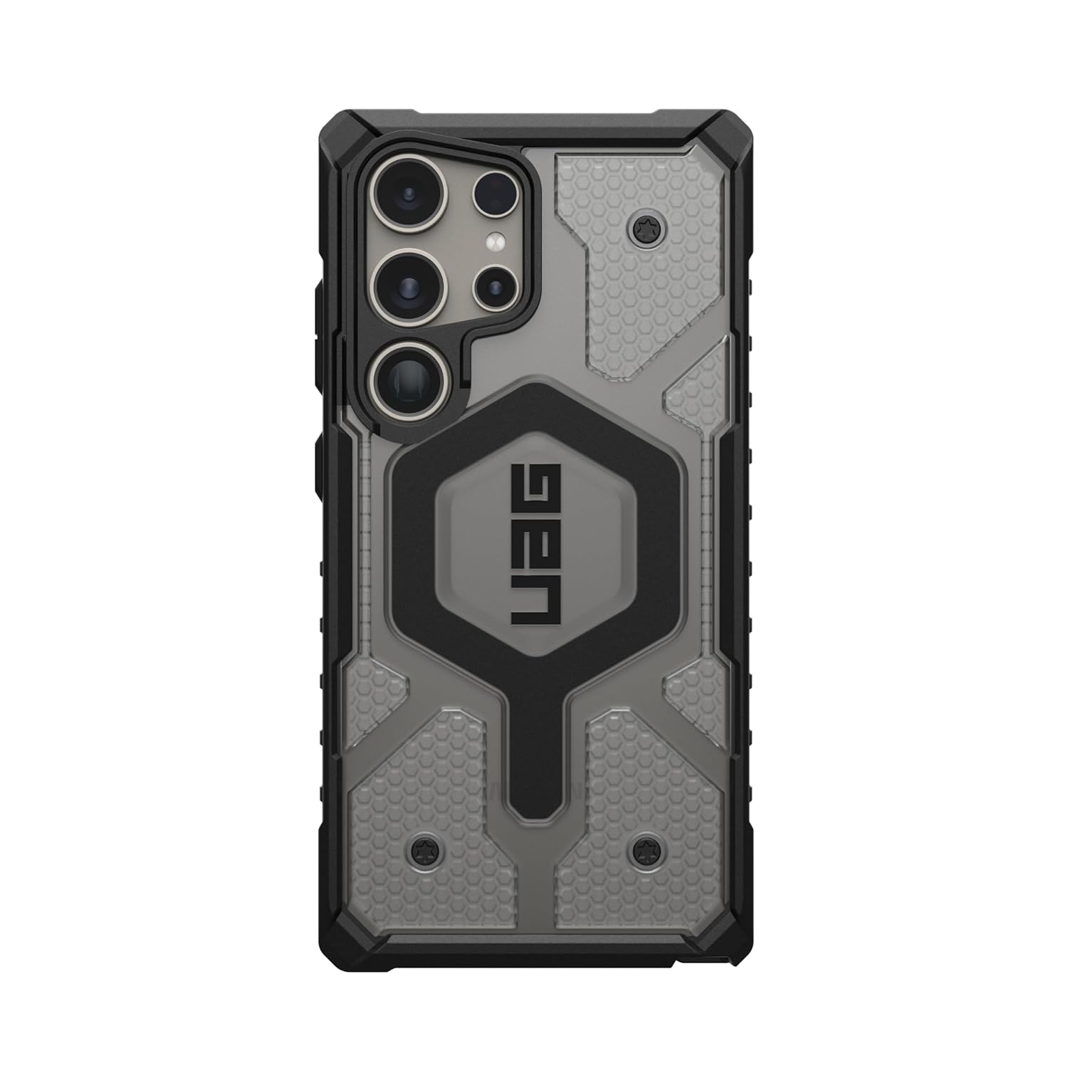 Urban Armor Gear UAG Galaxy S23 UAG Case, Pathfinder Clear Rugged Featherlight Shockproof Protective Case/Cover Designed for Galaxy S23  5G (6.1-inch) 2024, Magnetic Charging Compatible - Ice