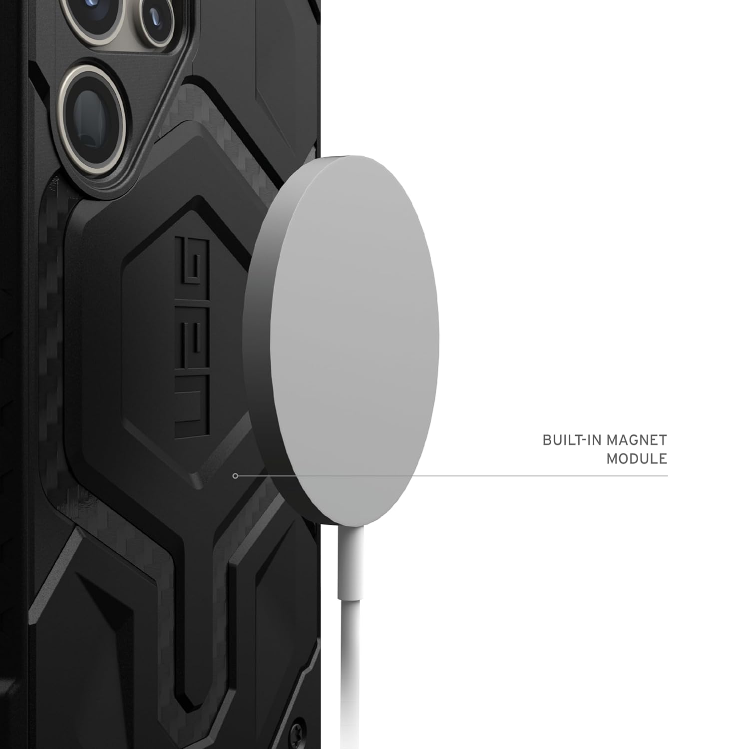 Urban Armor Gear Thermoplastic Polyurethane Monarch Pro Rugged Heavy Duty Shockproof Protective Case/Cover Designed For Galaxy S24 Ultra 5G (6.8-Inch) UAG Case 2023,Magnetic Charging Compatible - Grey