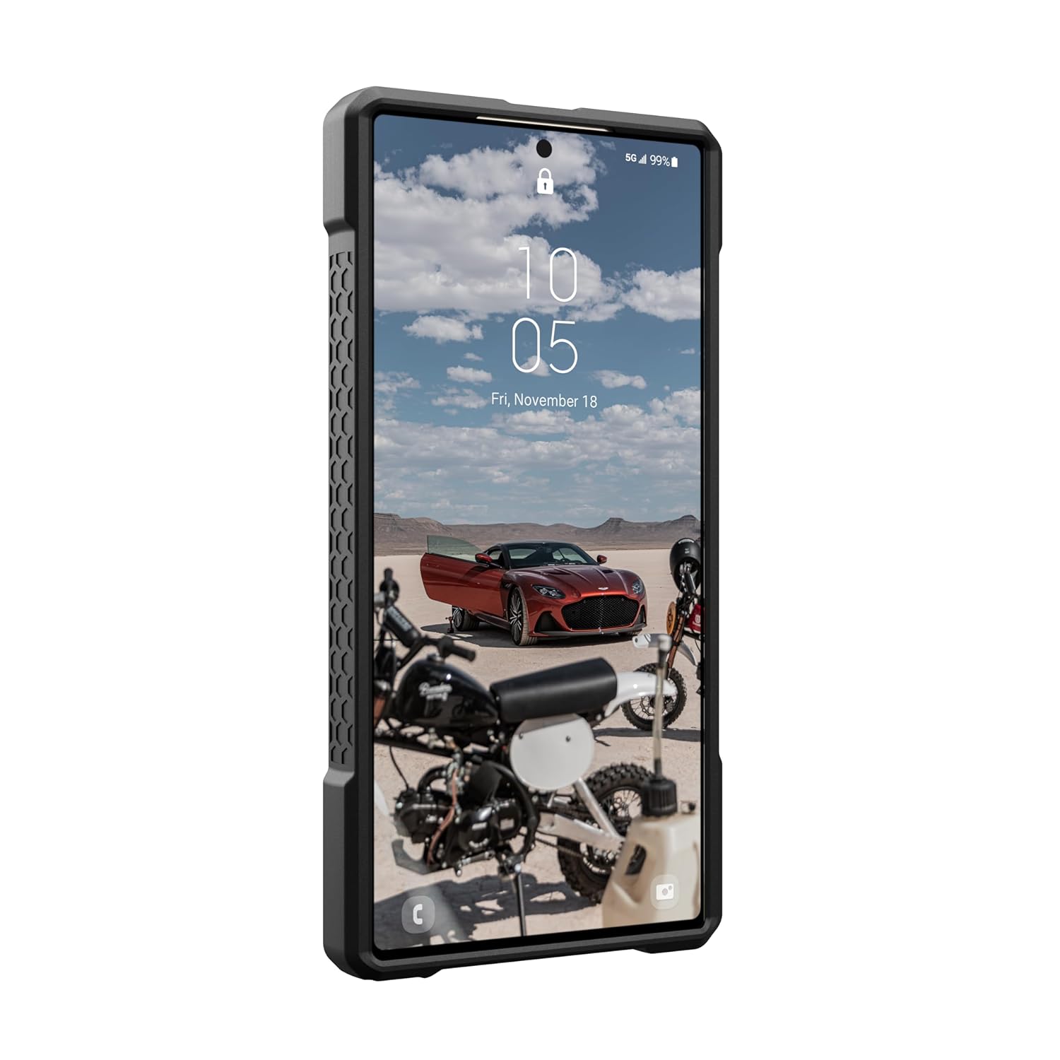 Urban Armor Gear Thermoplastic Polyurethane Monarch Pro Rugged Heavy Duty Shockproof Protective Case/Cover Designed For Galaxy S24 Ultra 5G (6.8-Inch) UAG Case 2023,Magnetic Charging Compatible - Grey