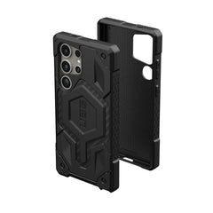 Urban Armor Gear Thermoplastic Polyurethane Monarch Pro Rugged Heavy Duty Shockproof Protective Case/Cover Designed For Galaxy S24 Ultra 5G (6.8-Inch) UAG Case 2023,Magnetic Charging Compatible - Grey