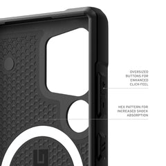 Urban Armor Gear UAG Galaxy S24 Ultra Case, Pathfinder Rugged Featherlight Shockproof Protective Case/Cover Designed for Galaxy S24 Ultra 5G (6.8-inch) 2024, Magnetic Charging Compatible -Black