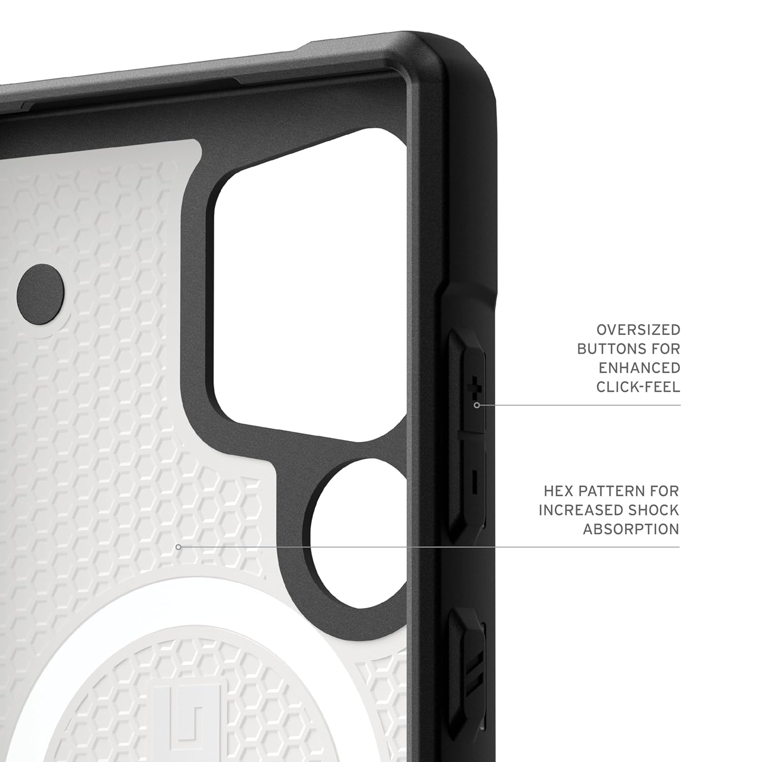 Urban Armor Gear UAG Galaxy S24 UAG Case, Pathfinder Clear Rugged Featherlight Shockproof Protective Case/Cover Designed for Galaxy S24 5G (6.2-inch) 2024, Magnetic Charging Compatible - Ice