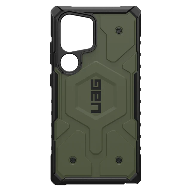Urban Armor Gear Thermoplastic Polyurethane Monarch Pro Rugged Heavy Duty Shockproof Protective Case/Cover Designed For Galaxy S24 Ultra 5G (6.8-Inch) UAG Case 2023,Magnetic Charging Compatible - Olive Green