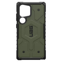 Urban Armor Gear Thermoplastic Polyurethane Monarch Pro Rugged Heavy Duty Shockproof Protective Case/Cover Designed For Galaxy S24 Ultra 5G (6.8-Inch) UAG Case 2023,Magnetic Charging Compatible - Olive Green