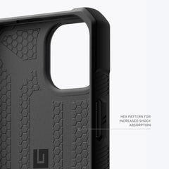 iPhone 14 Armor Cover | Original Urban Armor Kevlar Slim Fit Rugged Protective Case/Cover Designed For Apple iPhone 14 UAG Kevlar Black