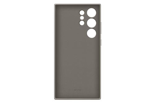 Samsung Galaxy S24 Ultra Case- Leather Full Cover Protective Case with Soft Microfiber Lining Samsung S24 Ultra Phone Case (Taupe)