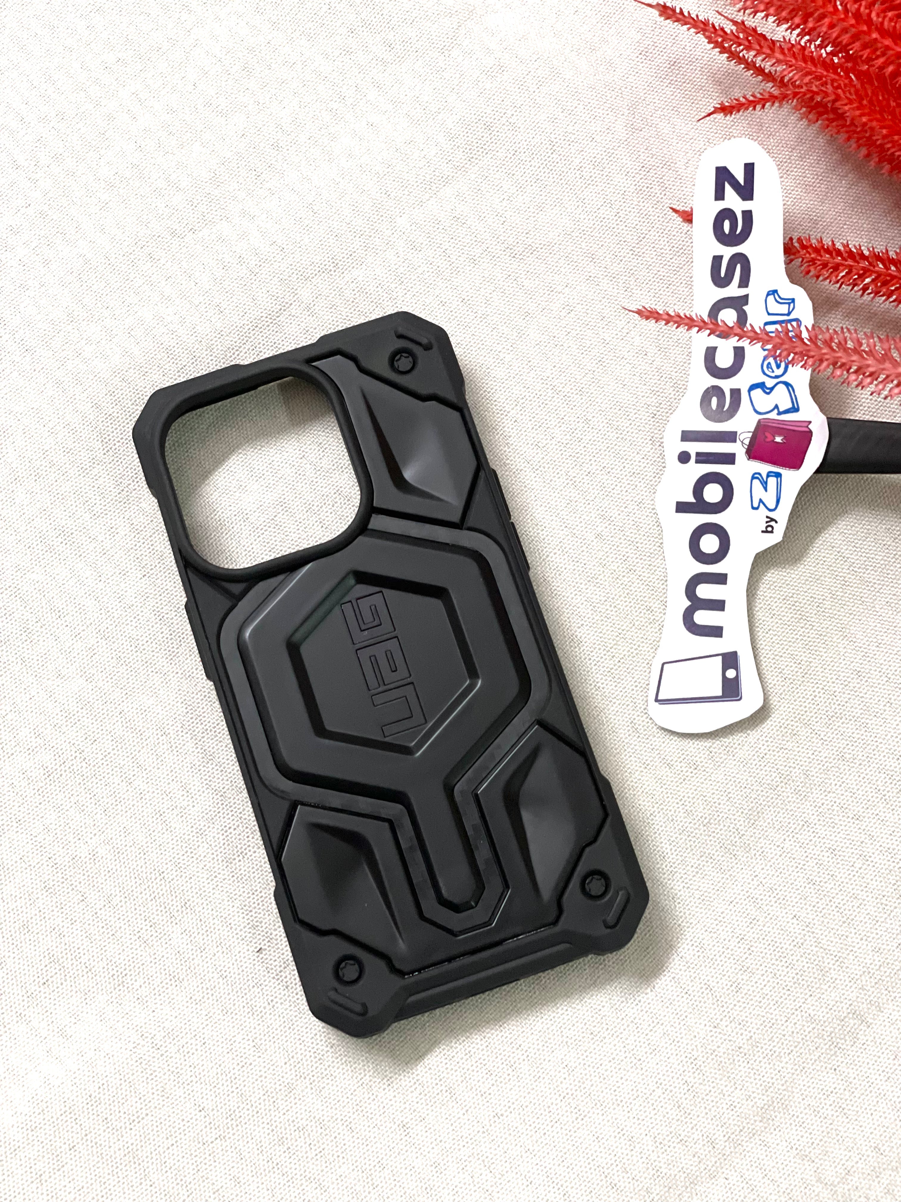 iPhone 14 Pro Armor Cover | Urban Armor iPhone 14 Pro Case, UAG Monarch Pro Mag-Safe Compatible, Slim Fit Rugged Protective Case/Cover Designed for iPhone 14 Pro Black