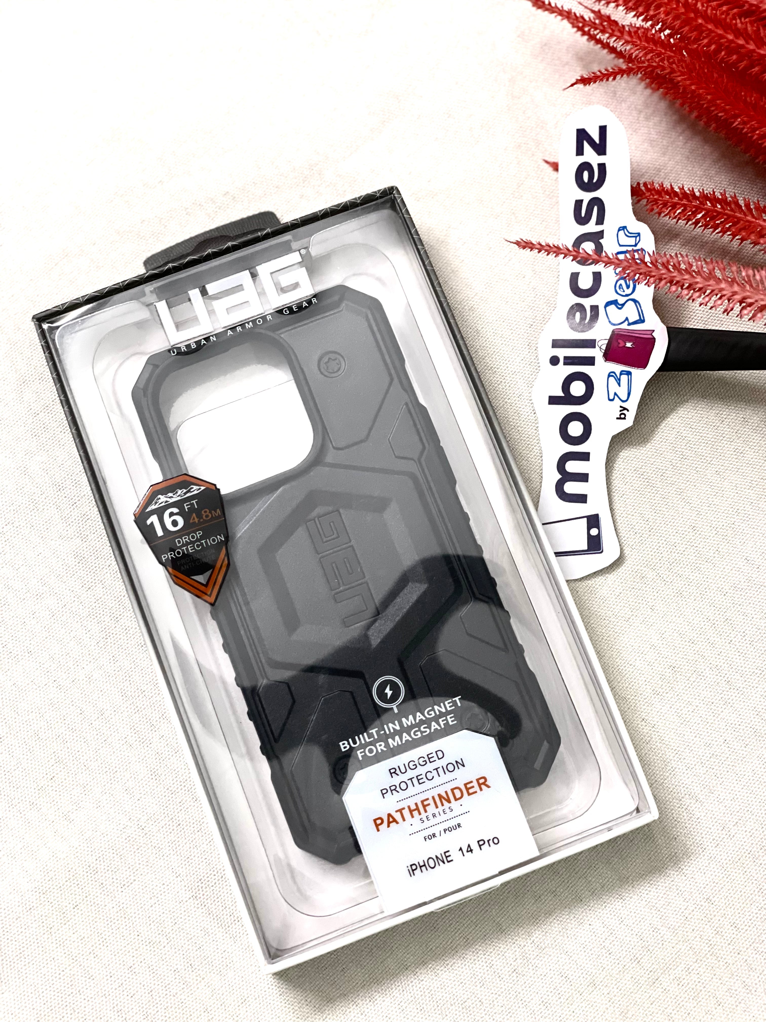 iPhone 15 Armor Cover | Urban Armor iPhone 15 Case, UAG Pathfinder Mag-Safe Compatible, Slim Fit Rugged Protective Case/Cover Designed for iPhone 15 (2023) (Military Drop Tested) - Black