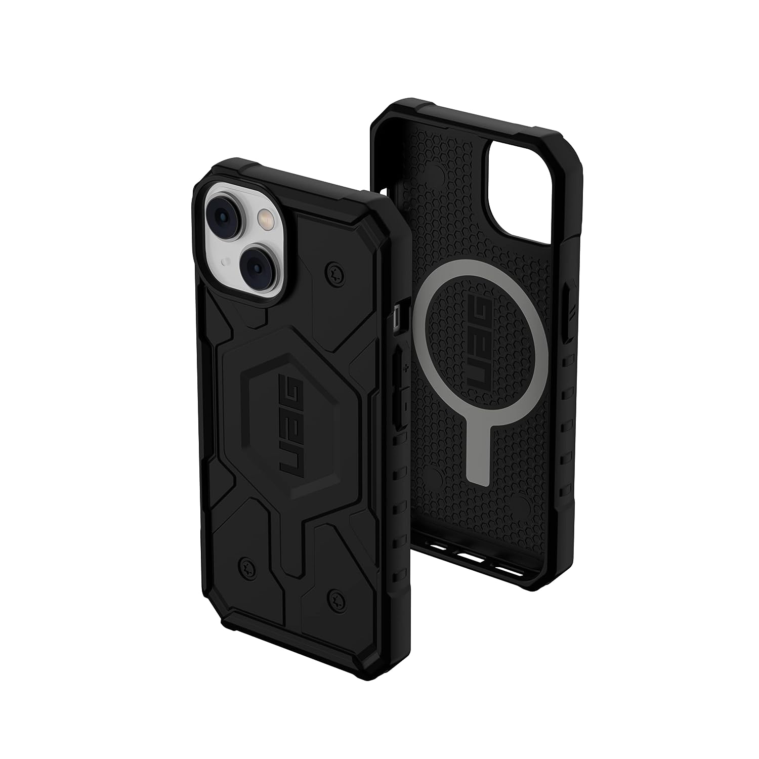 iPhone 15 Armor Cover | Urban Armor iPhone 15 Case, UAG Pathfinder Mag-Safe Compatible, Slim Fit Rugged Protective Case/Cover Designed for iPhone 15 (2023) (Military Drop Tested) - Black