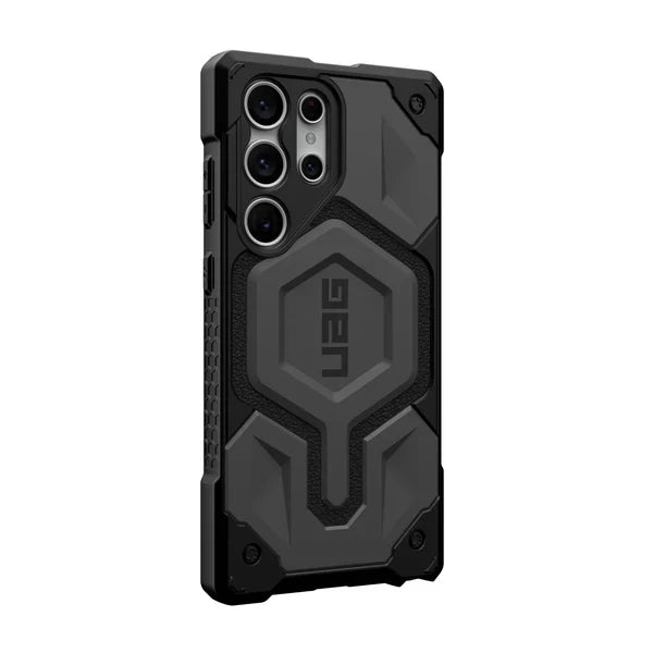 Urban Armor Gear Thermoplastic Polyurethane Monarch Pro Rugged Heavy Duty Shockproof Protective Case/Cover Designed For Galaxy S25 Ultra 5G (6.8-Inch) UAG Case 2023,Magnetic Charging Compatible - Grey