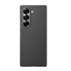 Samsung Galaxy Z Fold 6 Leather Case Protection Protective Shell Cover - Black